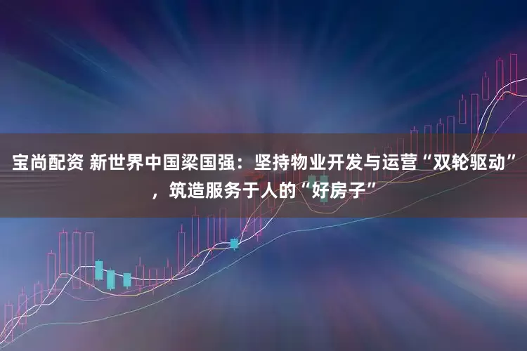 宝尚配资 新世界中国梁国强：坚持物业开发与运营“双轮驱动”，筑造服务于人的“好房子”